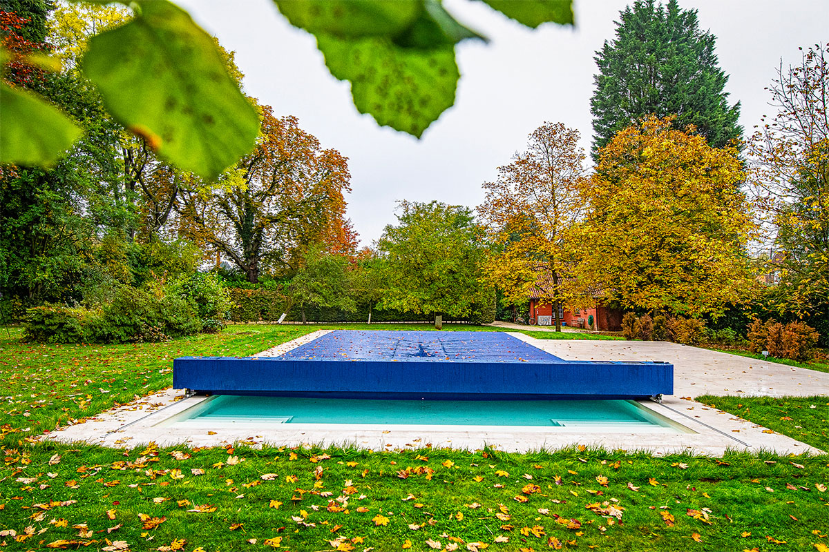 Couverture-Blue Couverture Coverseal avec l'habillage et la membrane Bleu Cobalt