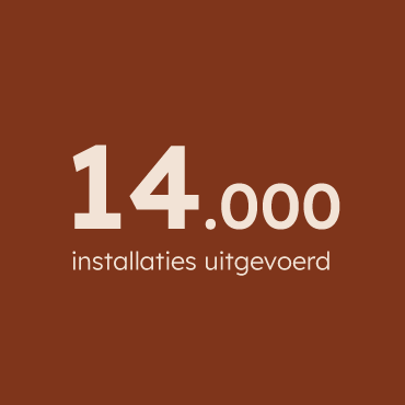 14000-installaties 14000 installaties uitgevoerd