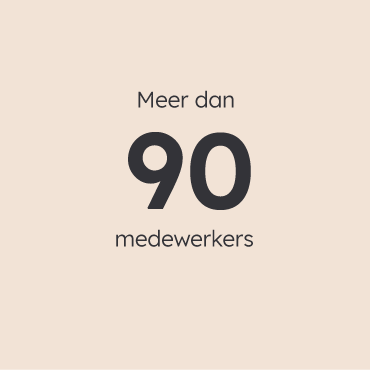 medewerkers Meer dan 90 medewerkers