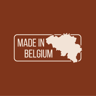 Icône "Made in Belgium" pour la page Qui sommes nous?